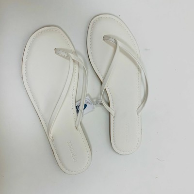 old navy leather flip flops