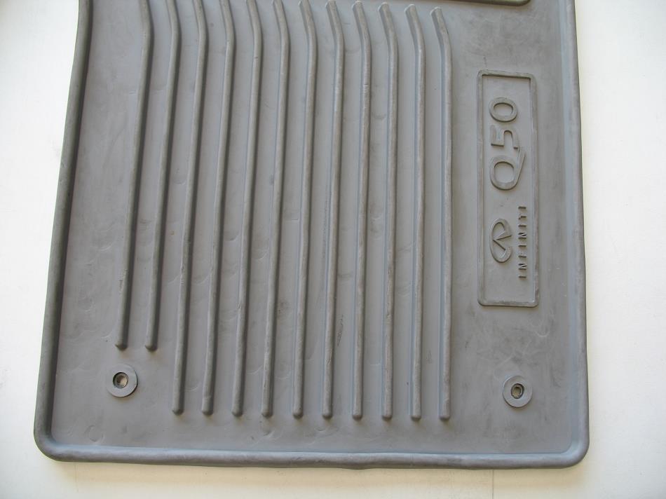 14 15 16 INFINITI Q50 FRONT SEAT GRAY RUBBER ALL WEATHER SEASON FLOOR