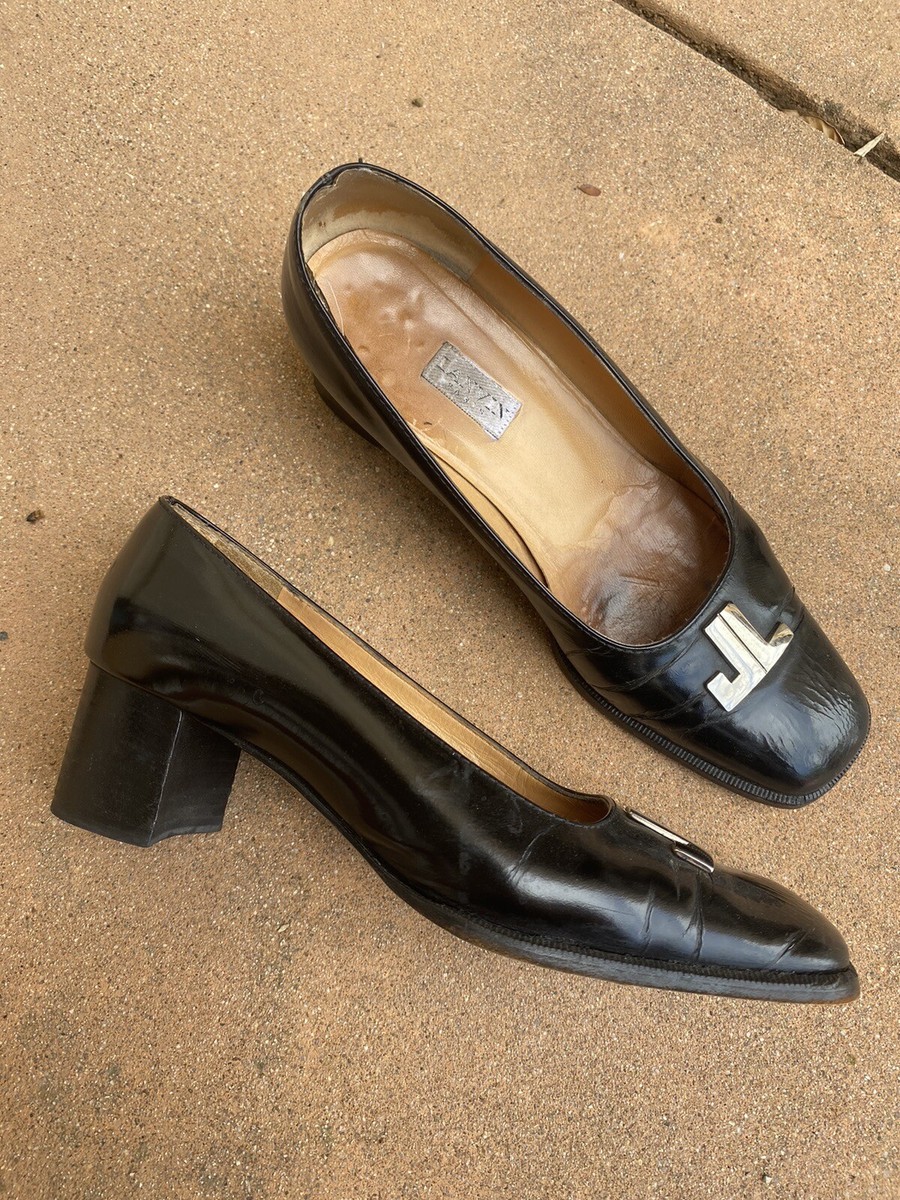 Vintage Lanvin Paris Block Heel Mules- 7.5 | eBay