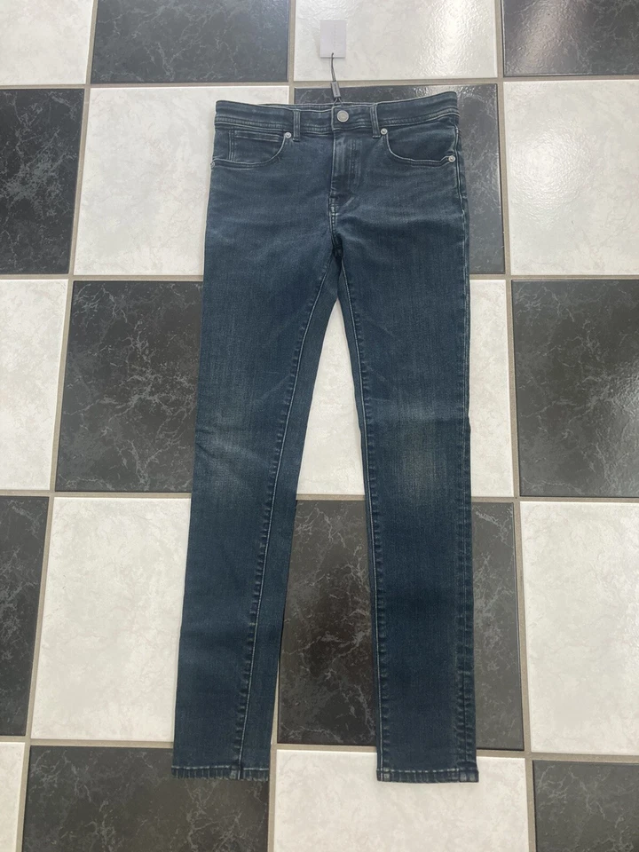 NWT 100% AUTH Burberry Big Girls Dark Indigo Skinny Denim Jean Sz 12 - Image 2 of 4