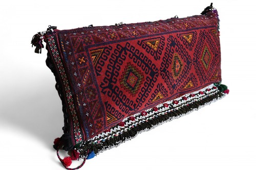 130x65 cm orient Afghan Teppich nomaden sitzkissen bodenkissen Rug cushion 24/10 - Bild 7 von 15