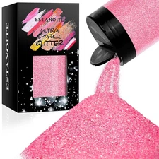 Iridescent Ultra Fine Glitter Powder 7.41Oz/210g Rainbow Resin Glitter PET Flake