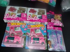 BARBIE HOT WHEELS CAMPER, KEN SHOES LOT NIP