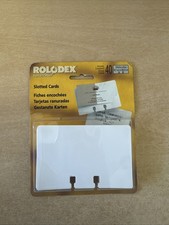 Rolodex rotary card sleeve in package 40 filing cards 2-5/8 x 4 in Q67691AS