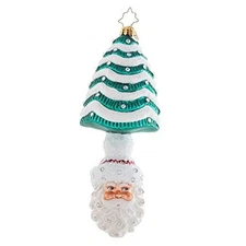  Hand-Crafted European Glass Christmas Tree Decorative Ornament, Under The 