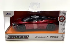 Jada Hyper-Spec McLaren 720S 1:32 DieCast Car – Candy Red Supercar Collector