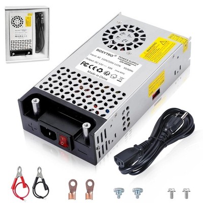 AC to DC Converter 12V DC Power Supply 600W Max 50A SMPS 110v to 12v Converter