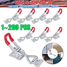 Heavy Duty Steel Toggle Latch Catches Adjustable Lock Clamp For Boxes Case New