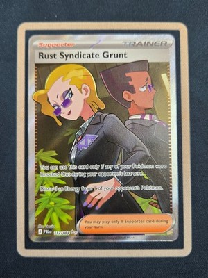 Pokemon TCG - RUST SYNDICATE GRUNT - 112/084 PITCH BLACK - NM