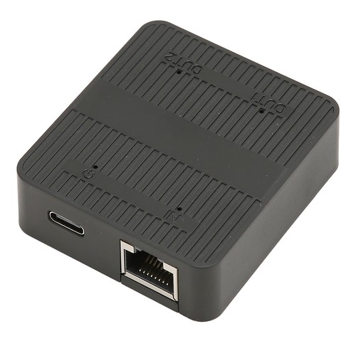 Ethernet Splitter Rj45 1 In 2 Out 1000Mbps USB C Power Sicher Stabile Signa KUI - Photo 4/24