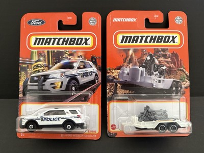 Matchbox Ford Interceptor And Cycle Trailer