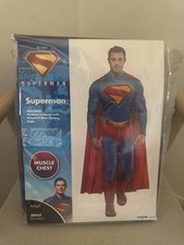 01846013 Spirit Superman DC Movie 2025 Muscle Chest Adult Costume Size XL