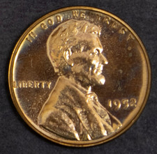 1952 Lincoln Cent Choice Proof Red Nice...............lot 6585