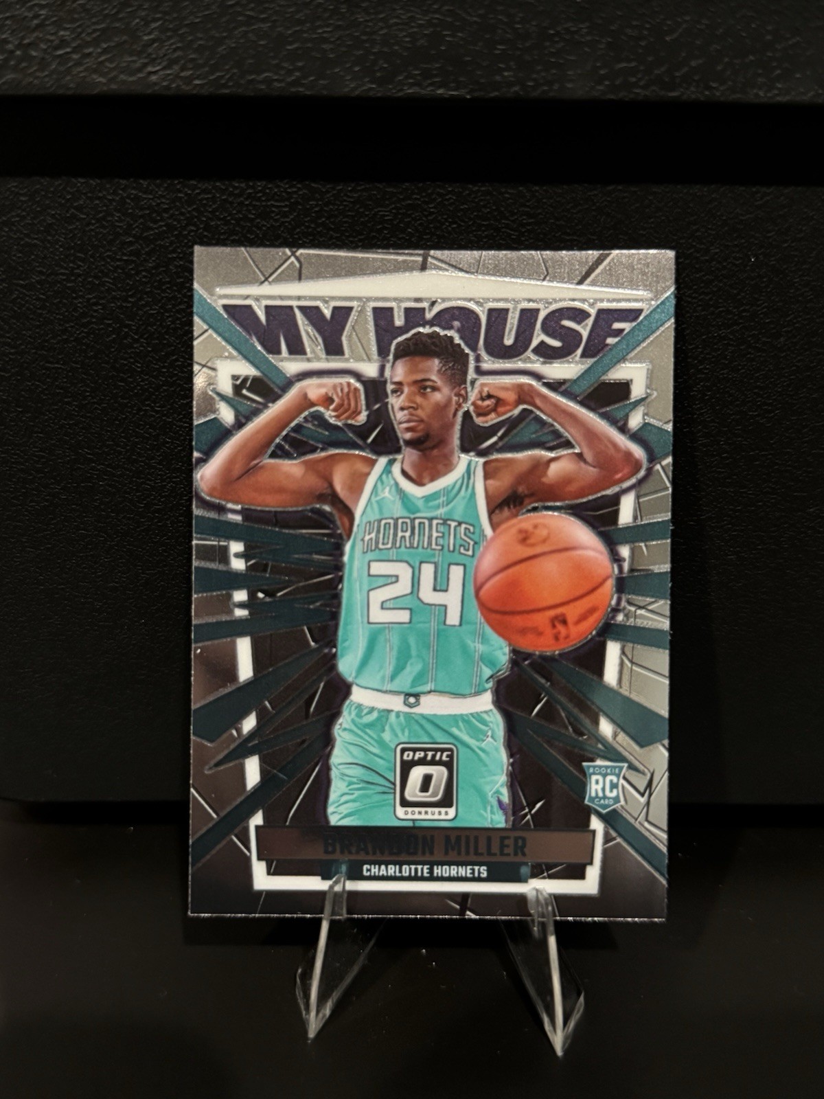 2023-24 Panini Donruss Optic My House Brandon Miller Rookie Card #5 (RC)