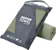 Microfiber Towel Perfect Travel Gym Camping Towel. Quick Dry - Super Absorbe