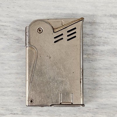Vintage IMCO NY SOLO Travel Pocket Metal Tobacco Cigarette Lighter Untested
