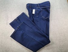Old Navy Blue Jeans Womens 6 WOW High Rise Flare Leg Stretch Denim Casual