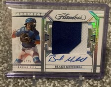 2024 Panini Flawless Blake Mitchell Prospect 2-Color Patch Auto 5/25