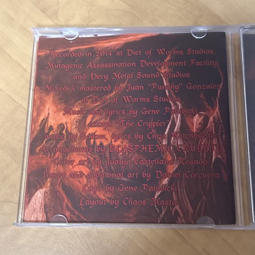 Blasphemic Cruelty CD Crucible Of The Infernum Death Metal, Thrash - Imagen 3 de 5