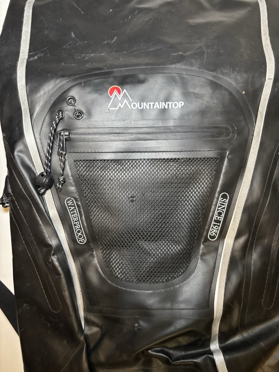 Pre-Owned Mountaintop Waterproof Hiking Backpack Black View 2