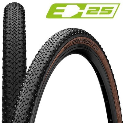 Continental 40-622 Terra Speed ProTection, TL-Ready, E-25, Falt, schwarz / trans