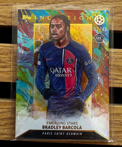 Bradley Barcola 2023-24 Topps Inception Rookie /49 RC SSP