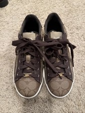 Coach Womens Lowline Luxe Low Top Sneakers Br...