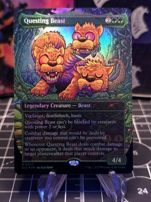 FOIL Questing Beast Secret Lair Countdown Kit NM