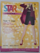 Star Power by SPANX High Waisted Mid Thigh Shaper Natural Size A $36 - NIP