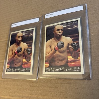 2009 Goodwin Champions Anderson Silva Lot Of 2 Cards