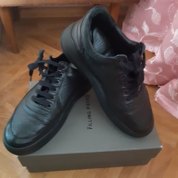 Men Filling Pieces Boots Black Leather 40