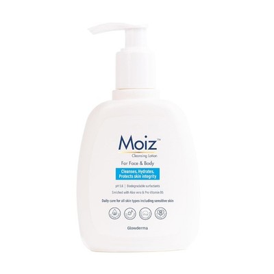Moiz Sensitive Skin Cleanser | Pro-Vitamin B5 & Aloe Vera Formula | 200ml