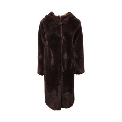 R1013 CAPPOTTO ECOPELLICCIA DONNA ANTONELLA VALSECCHI WOMAN JACKET