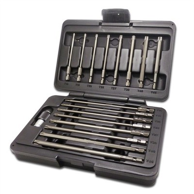  VIM Tools Power Drive TORX Plus Bit Set, IP10 Thru IP45, 17 Piece Set, 8 Piece 
