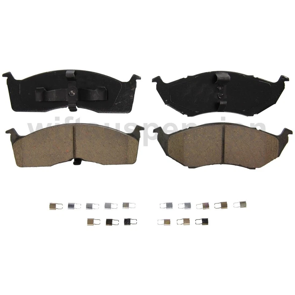 Juego de pastillas de freno de disco delanteras Wagner 1 pieza para Dodge Caravan 1996-2000 Foto 2 de 2