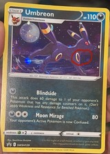 HD GALAXY SWIRL - 2021 Umbreon SWSH129 Black Star Promo Cosmos Holo BLEED ERROR on eBay