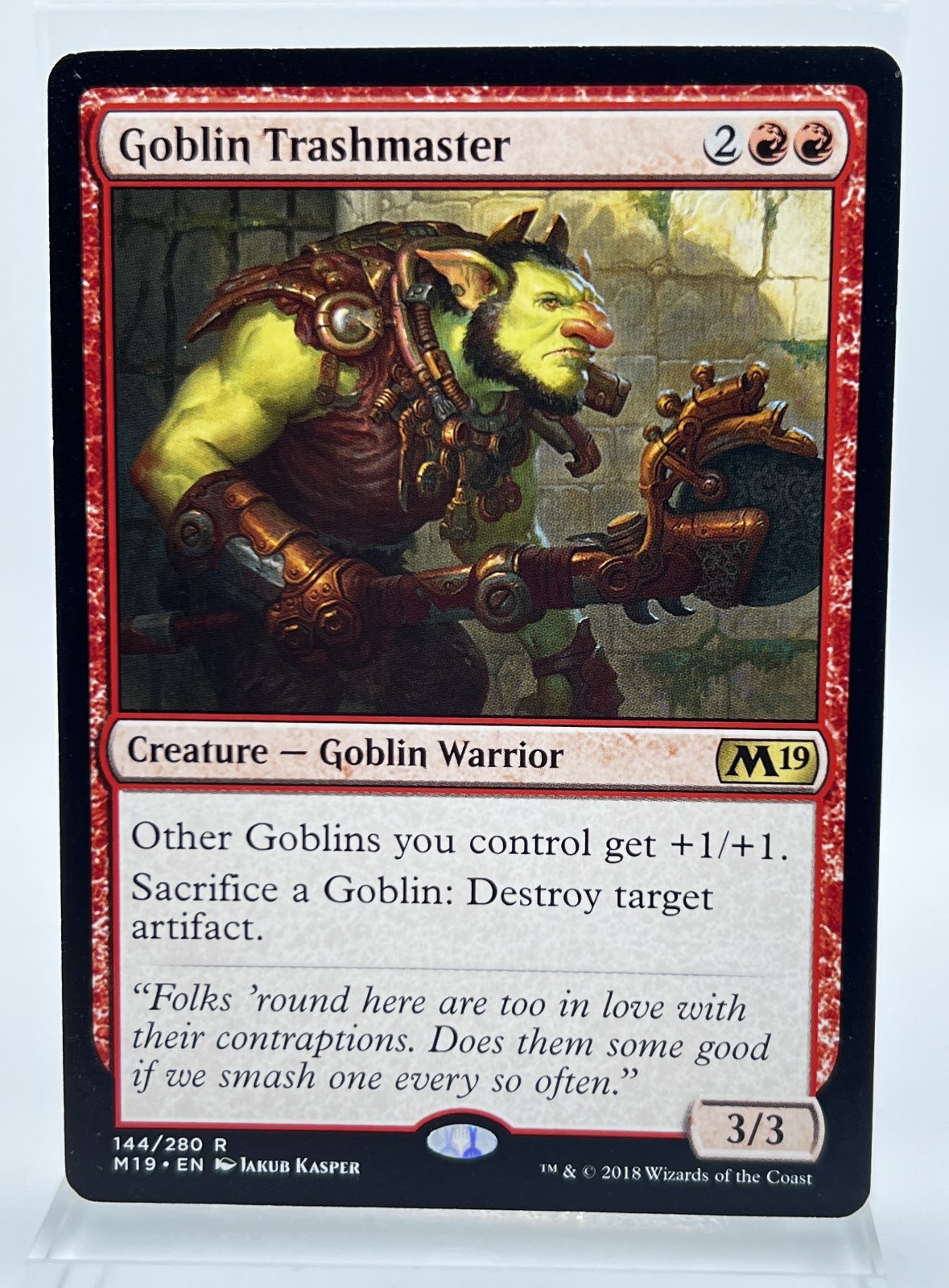 Goblin Trashmaster 144/280 R MTG Magic the Gathering Core Set 2019