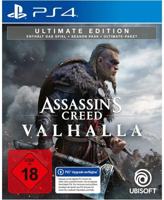 PS4 / Playstation 4 - Assassin's Creed Valhalla Ultimate Edition DE CD mit Anl. - Bild 1 von 4