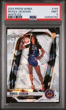 2024 Panini Prizm WNBA #144 Rickea Jackson Ice White Prizms PSA 9 #/35