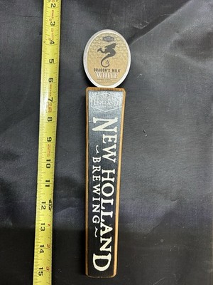 New Holland Brewing Dragon s Milk White Bourbon Barrel Stout Beer Tap Handle