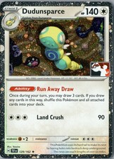 Dudunsparce Rare Prize Pack Series Cards 129/162 NM Holo - Pokemon