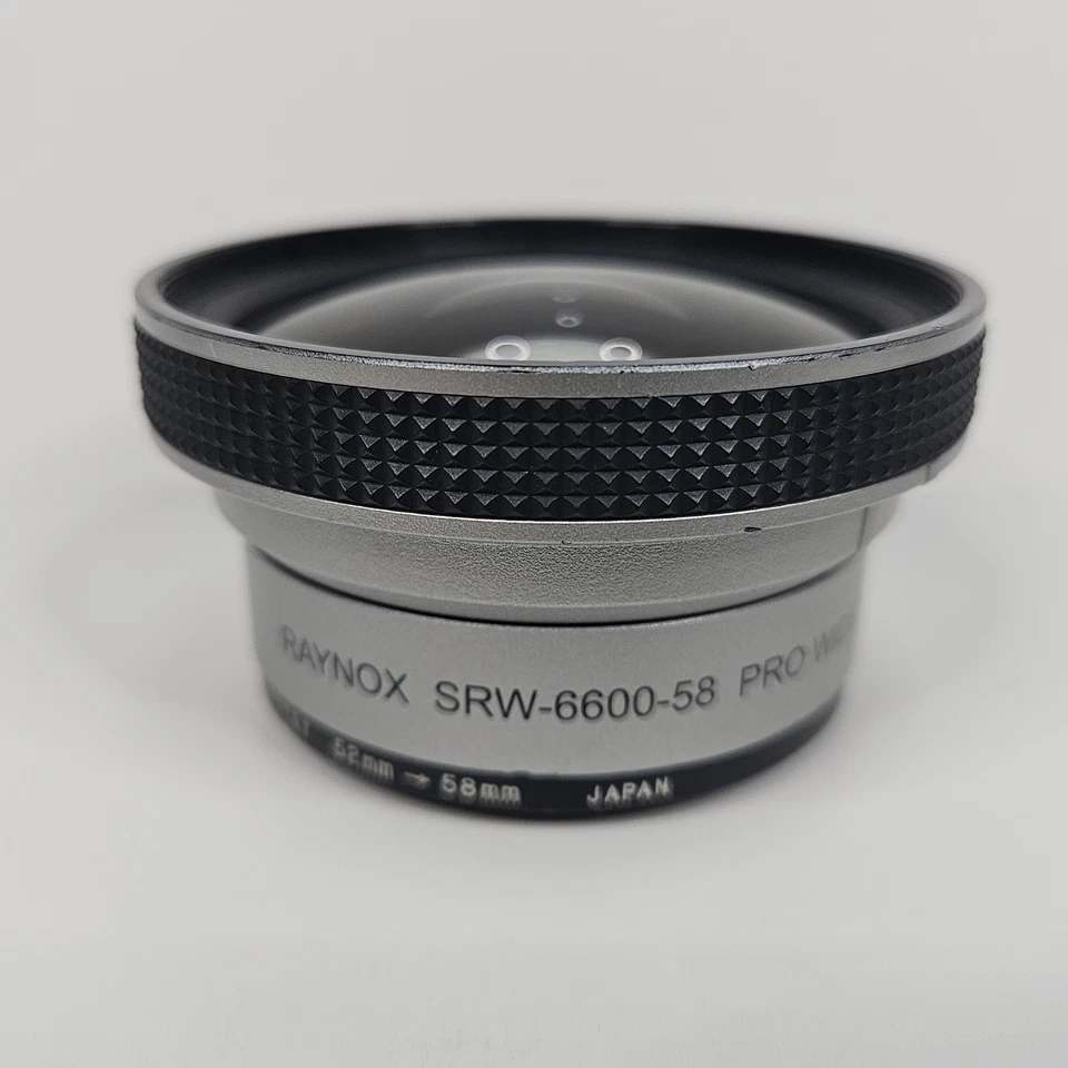 RAYNOX SRW-6600-58 Pro Wide Angle Conversion Lens 0.66 LE 52mm-58mm Japan Made - Image 4 of 4