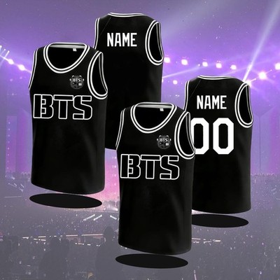 Personalized BTS Idol Basketball Jersey Shirt, BTS Members Kpop Basketball Shirt