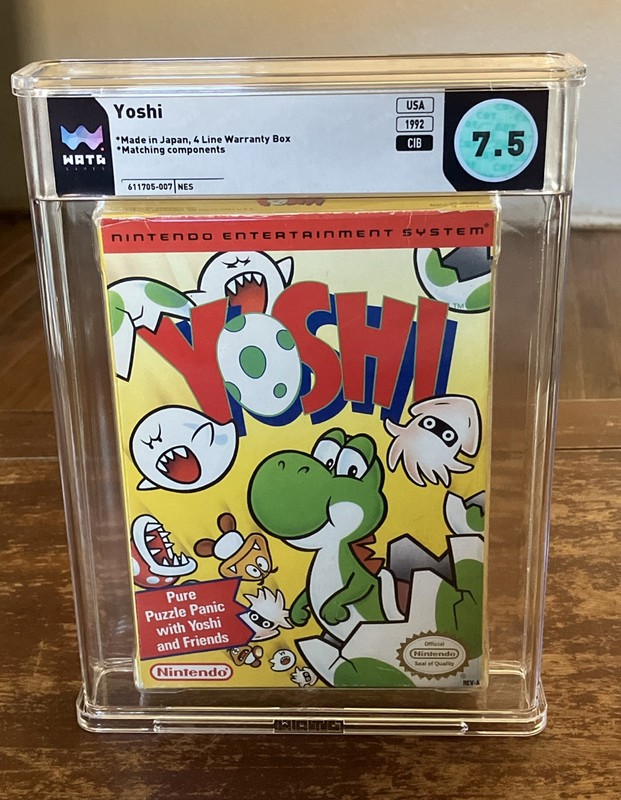 NES complete-in-box graded game