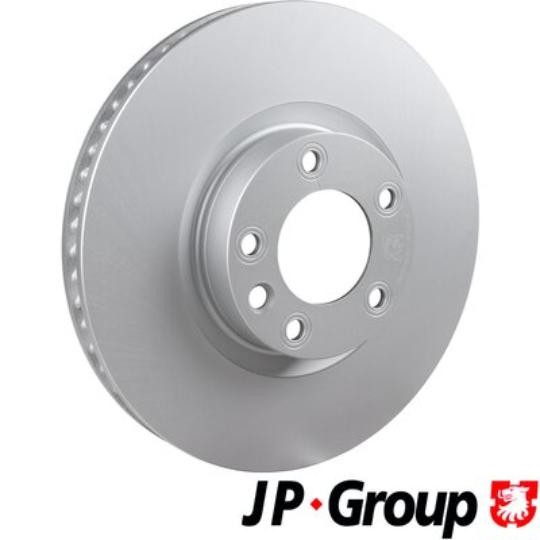 Disque de frein VW Porsche JP GROUP 1163116580 de rechange pour essieu avant