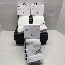 Nike Elite Basketball Socks Dri-Fit 9 PAIR Youth Size 3Y-5Y/Womens 4-6 NWT