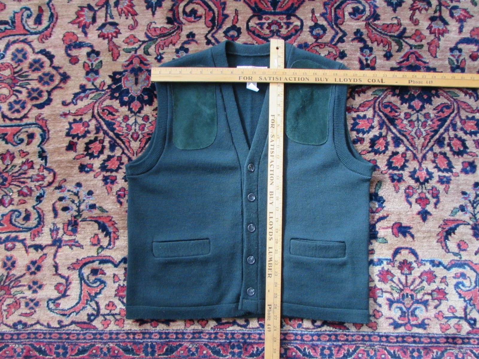 CC Filson Style 715 Green Wool Vest - USA - Size L - product detail image 2