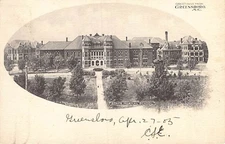 Postcard NC: State Normal School, Greensboro, North Carolina, UDB Posted 1905