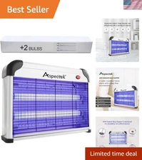 Advanced Indoor Bug Zapper - 20W Electric Fly Trap with Replacement Bulbs