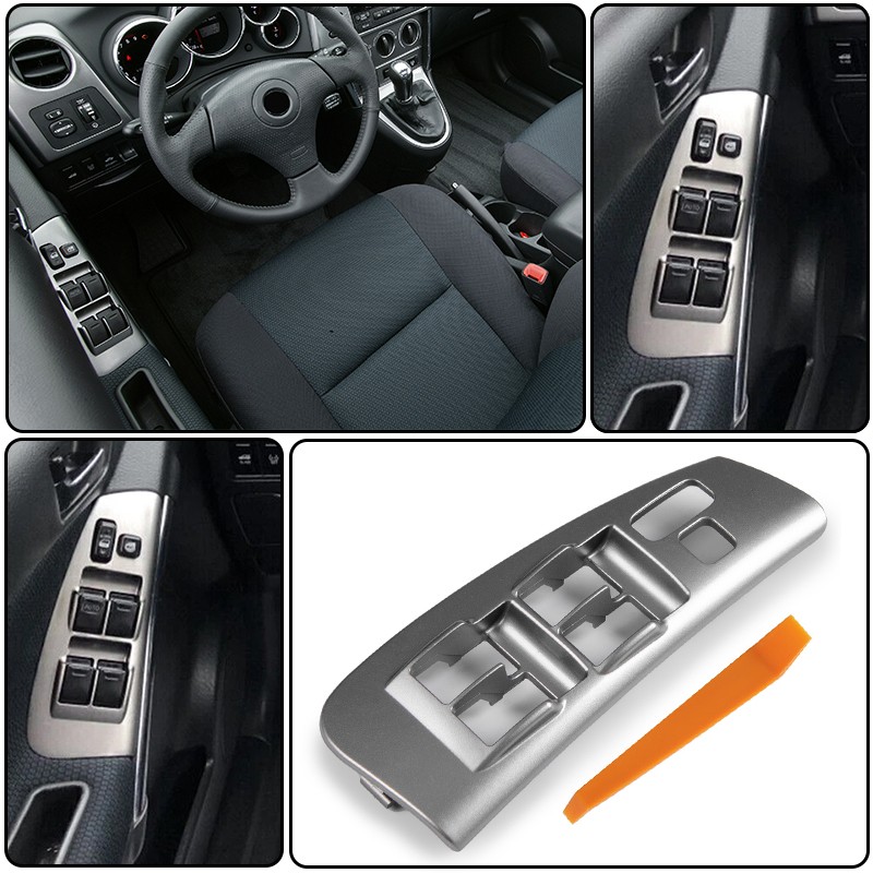 Door Panel Window Switch Control Bezel Cover Left for Toyota